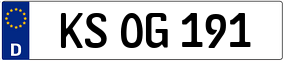 Truck License Plate